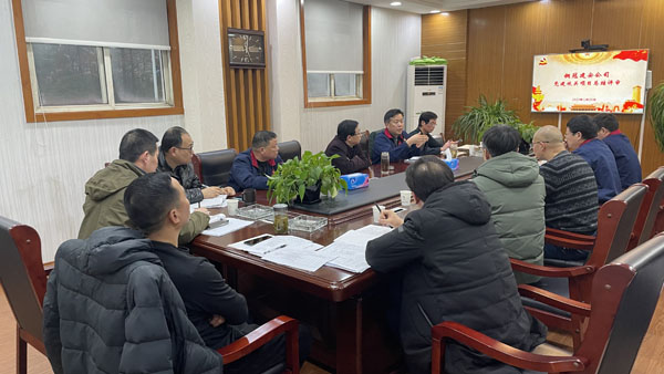 公司召开2021年度党建项目总结评审会