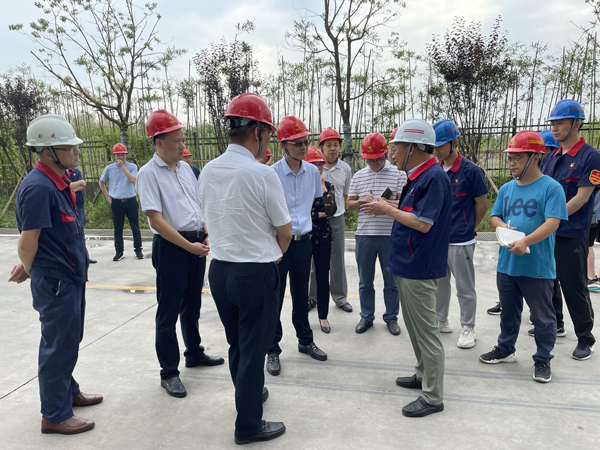 省生态环境厅副厅长到建材公司调研