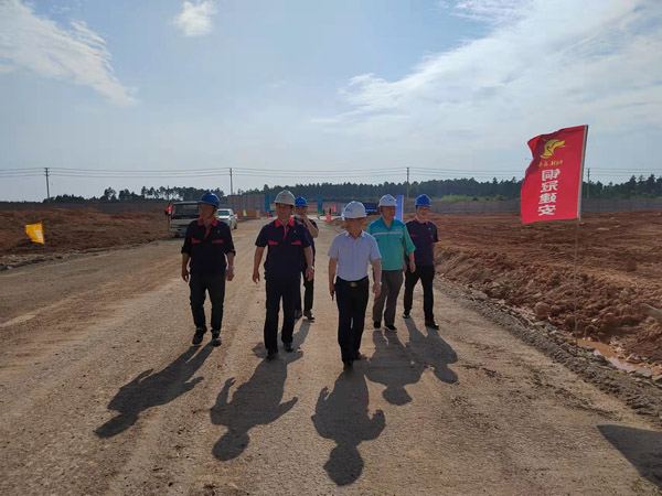 公司副总经理到江西鑫科环保项目调研 公司副总经理到江西鑫科环保项目调研