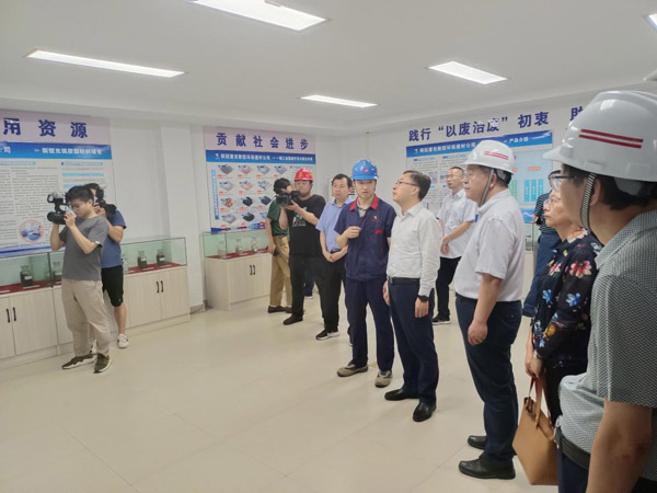 省生态环境厅到建材公司视察 省生态环境厅到建材公司视察