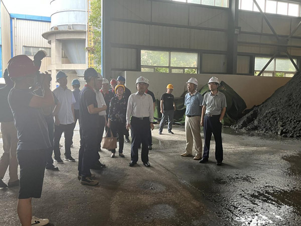 省生态环境厅到建材公司视察 省生态环境厅到建材公司视察