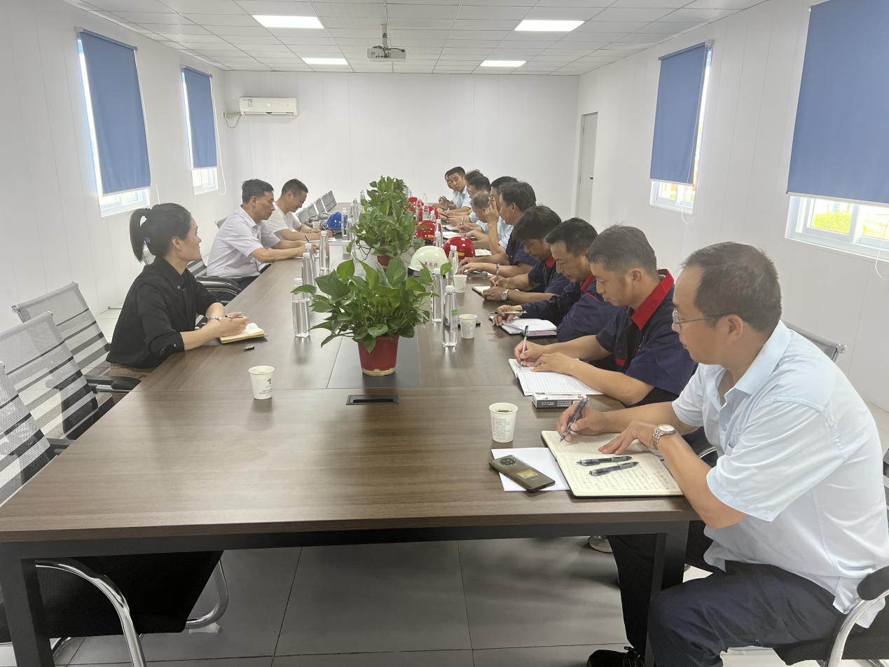 集团公司总经理丁士启到铜基新材料项目调研指导工作 集团公司总经理丁士启到铜基新材料项目调研指导工作