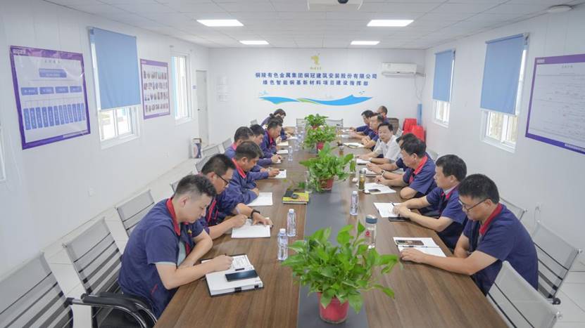 王伍升到铜基新材料项目开展三送服务到基层活动 王伍升到铜基新材料项目开展三送服务到基层活动