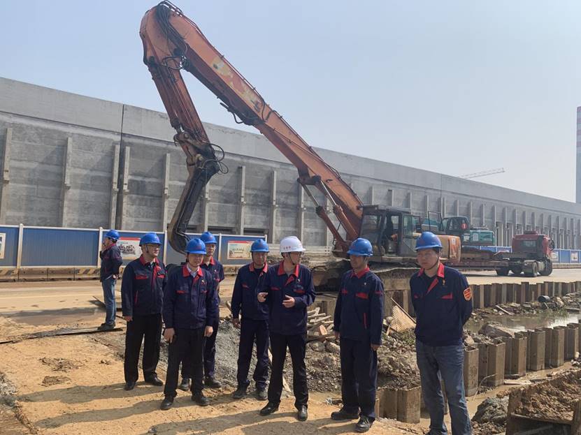 王伍升到铜基新材料项目调研 王伍升到铜基新材料项目调研