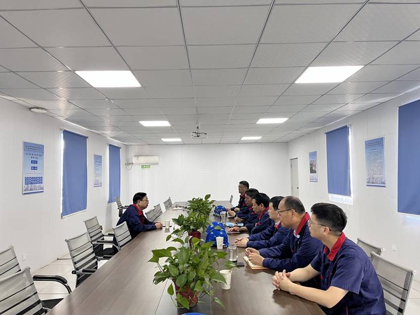 王伍升到铜基新材料项目调研 王伍升到铜基新材料项目调研